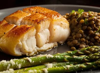 Baked Cod With Sides