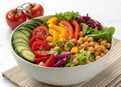 Chickpea Veggie Bowl