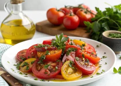 Lebanese Thyme Tomato Salad