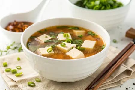 Miso and Tofu Bone Broth Soup
