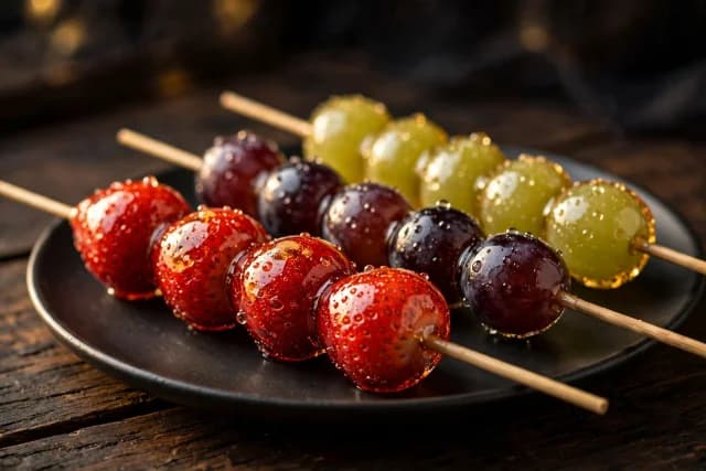 Tanghulu Candy Fruit Skewers