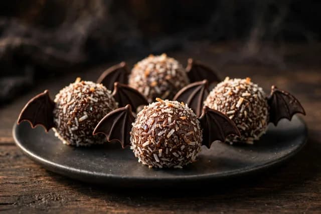 Coconut Brigadeiro Bats