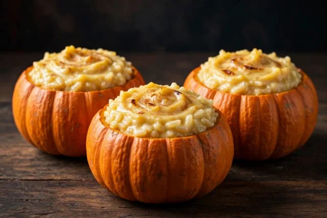 Arroz con Leche Pumpkin Cups