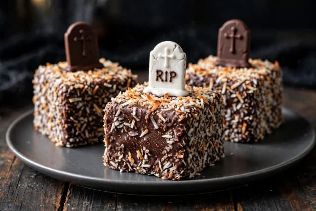 Lamington Graveyard Bars
