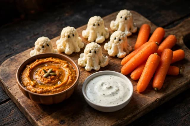 Pumpkin Patch Crudité Board