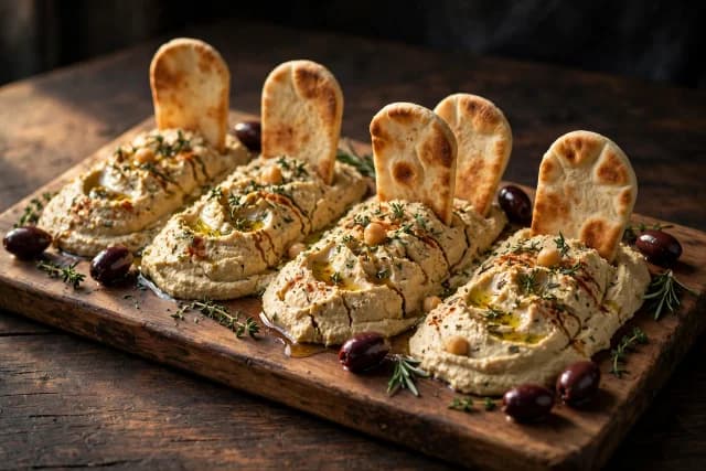 Graveyard Hummus Board