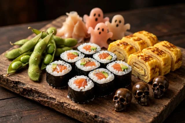 Spooky Sushi Board