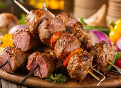 Grilled Lamb Kebabs