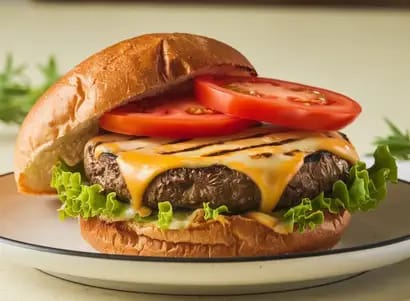 Grilled Portobello Mushroom Burger