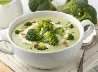 Broccoli and Cashew Cream Soup Liver Health