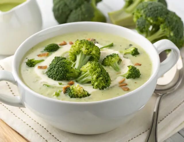 Broccoli and Cashew Cream Soup