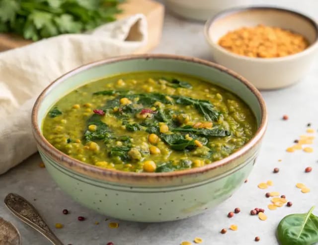 Dans Longevity Spinach Dal