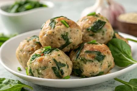 Turkey Spinach Meatballs