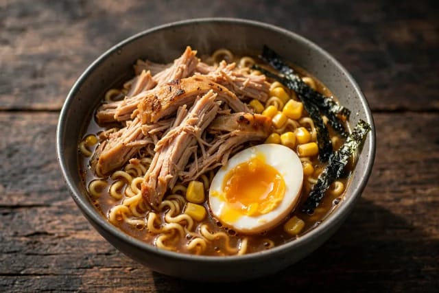 Leftover Turkey Ramen