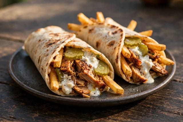 Turkey Shawarma Wraps