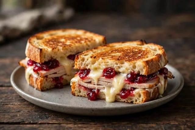 Cranberry Brie Grilled Cheese