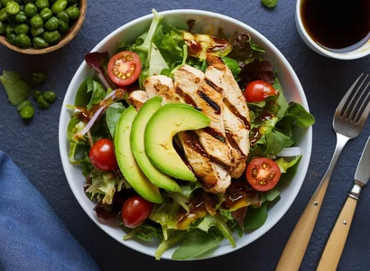 Grilled Chicken and Avocado Salad