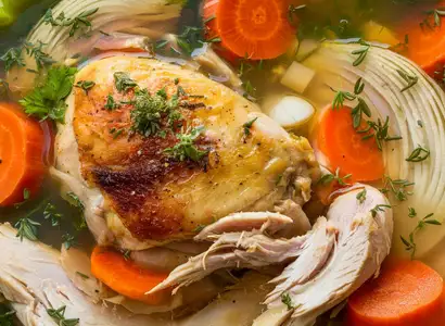 Rotisserie Chicken Soup