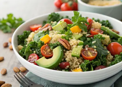 Sautéed Kale and Quinoa Power Salad