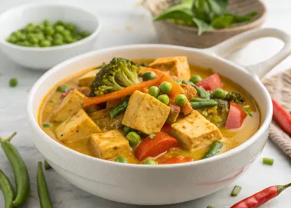 Tofu and Vegetable Curry