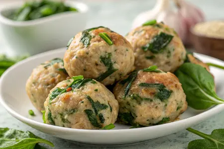 Turkey Spinach Meatballs