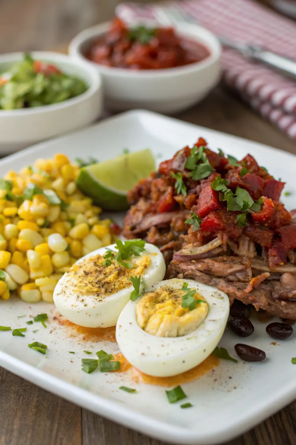 Smoked Chipotle Pork and Eggs | Mediterranean Breakfast | Mediterranean Meals