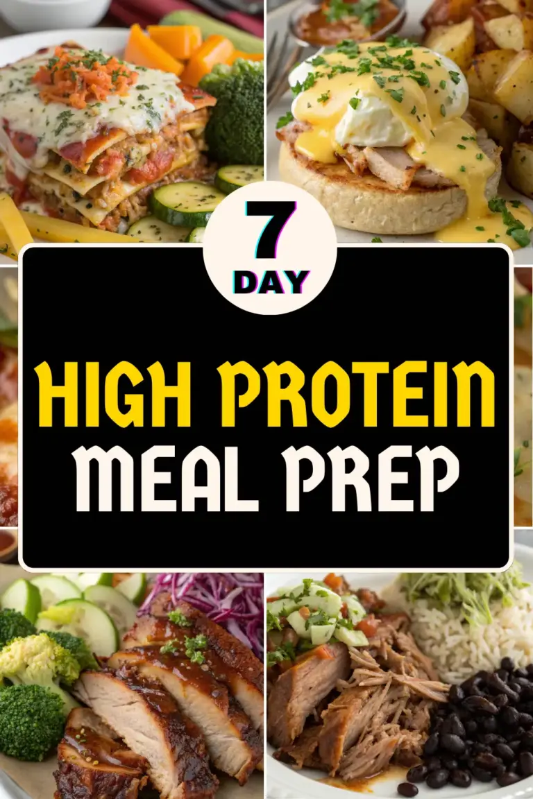 High Protein Meal Prep | High Protein Meals | High Protein Meal Plan | High Protein Meal Prep For 7 Days | High Protein Diet Plan | High Protein Recipes | High Protein Dinners | High Protein Breakfast Ideas | High Protein Foods