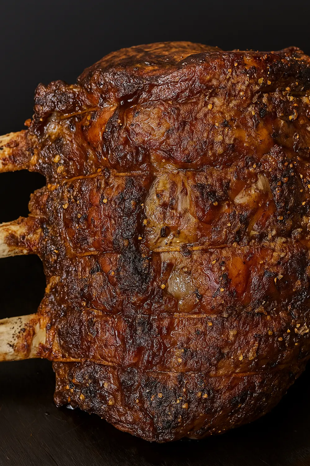 Oven roasted prime rib recipe featuring tender, flavorful bone-in prime rib with a crisp crust, one of the best Christmas dinner food ideas everyone will love.